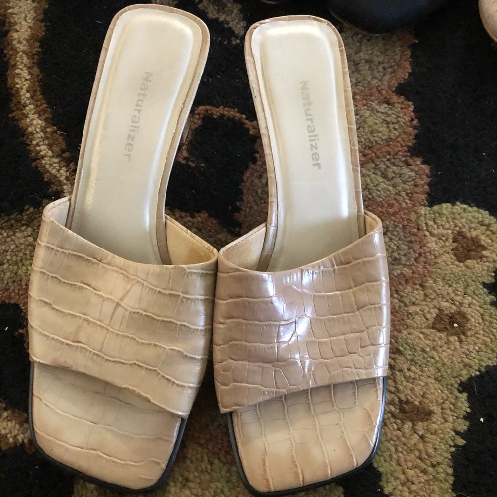 Cream colored heels